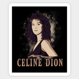 celine dion // 80s music Sticker